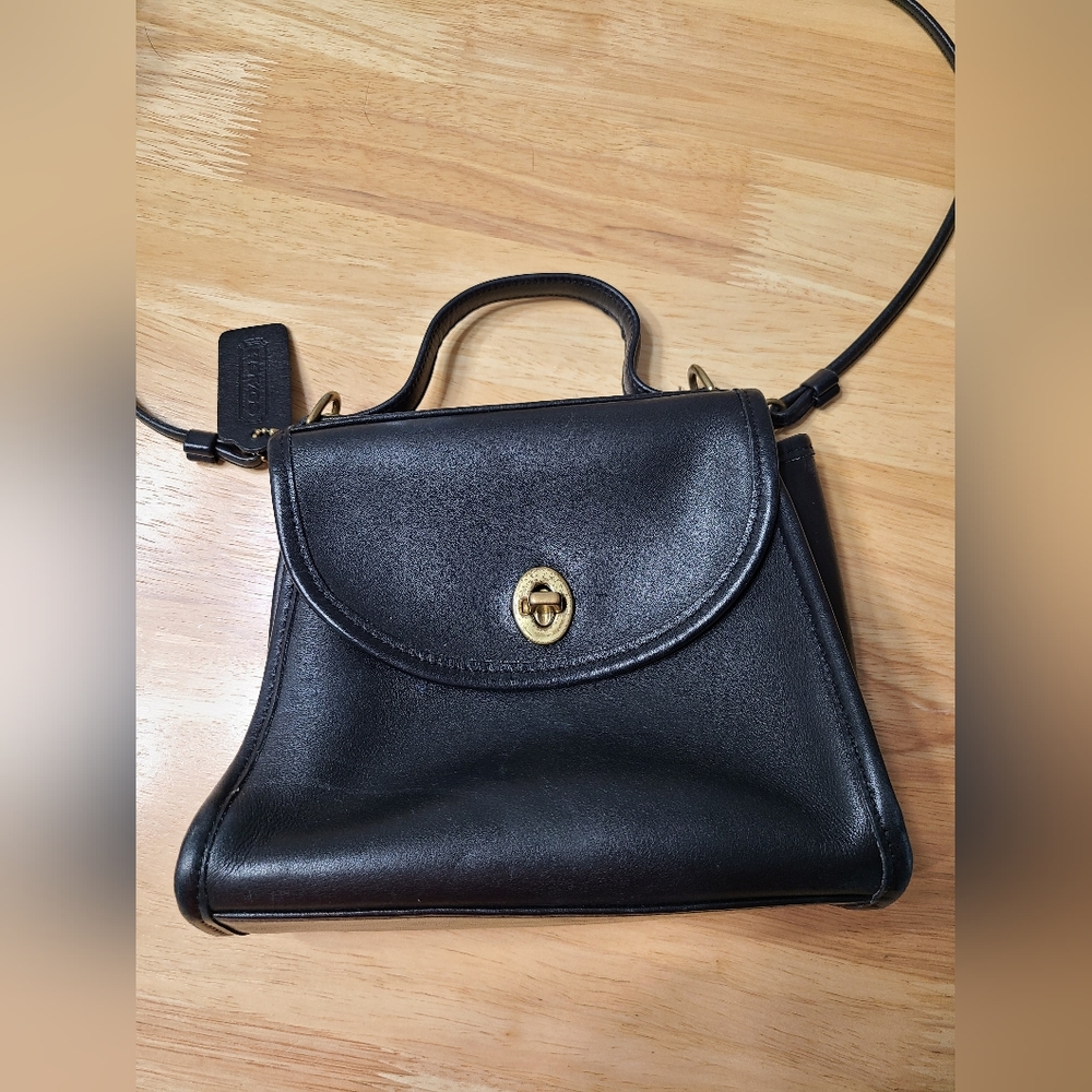 Coach leather bag